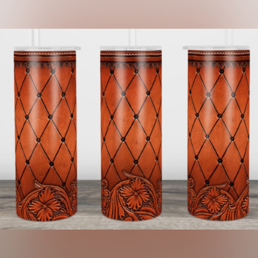 20 oz Decorative Stainless Steel Tumbler